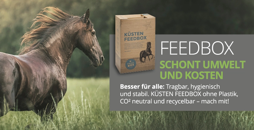Schone die Umwelt und spare CO² - nimm die FeedBox, danke.