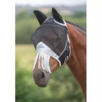 Produkt Bild Shires FlyGuard Fine Mesh Fliegenmaske mit Ohren & Nasenfransen 1