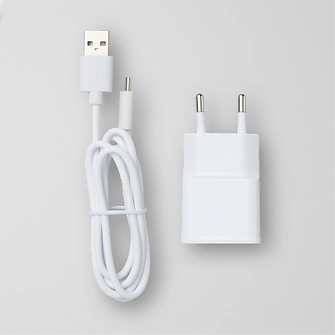 Produkt Bild NOVAFON Netzstecker (EU) + USB-C Ladekabel, weiß 1