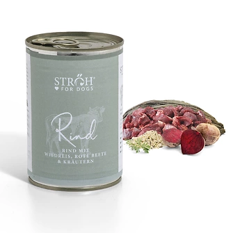 STRÖH for Dogs - Rind 400g