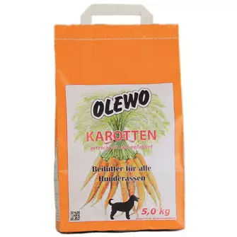 Produkt Bild Olewo für Hunde Karottenbeifutter - 5kg 1