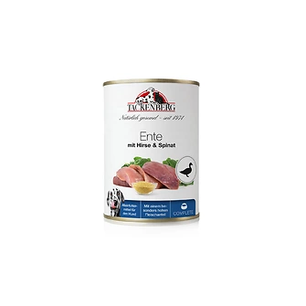 Produkt Bild Tackenberg - Ente mit Hirse & Spinat - 400g 1