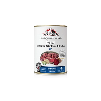 Produkt Bild Tackenberg Rind mit Wildreis Rote Bete + Kräuter 400g 1